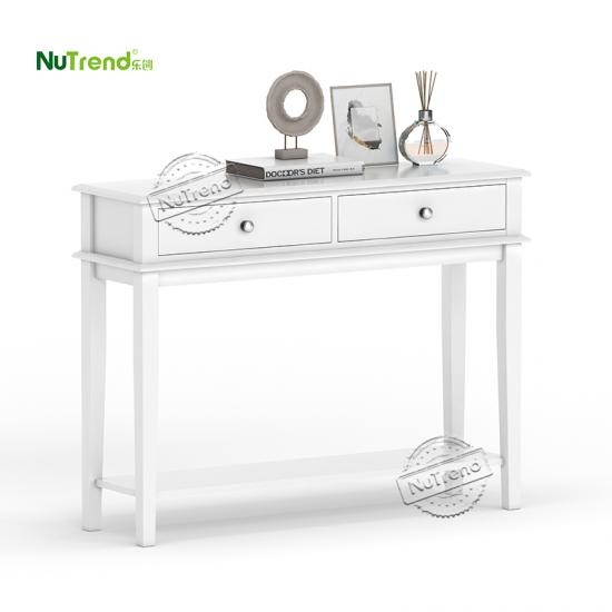 modern  modern 2 drawer entryway  console table with storage Supplier